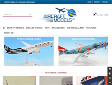 Tablet Screenshot of aircraftmodels.co.nz